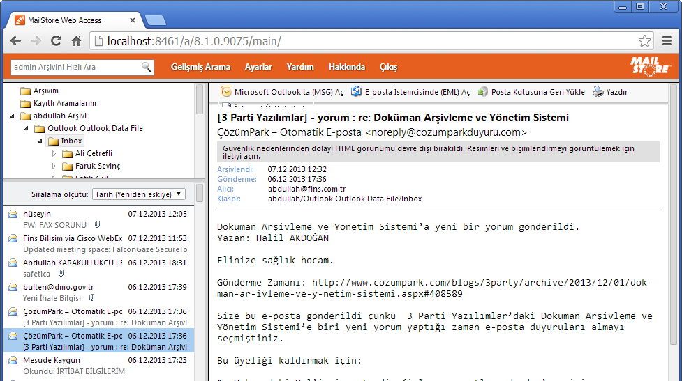 Web Erişimi