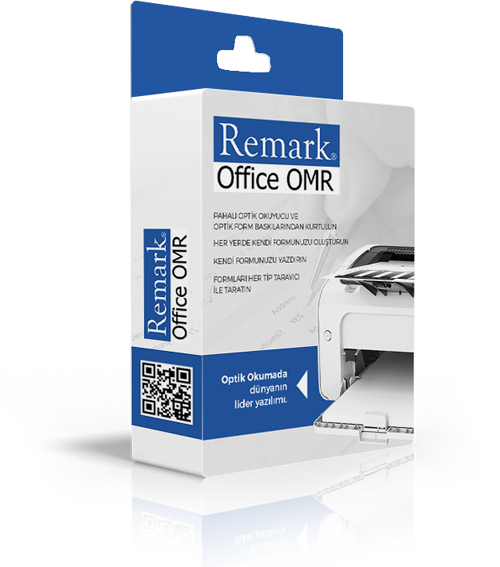 Remark Office OMR optik okuma yazılımı ürün kutusu